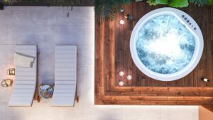 Outdoor Whirlpool für Garten und Terrasse